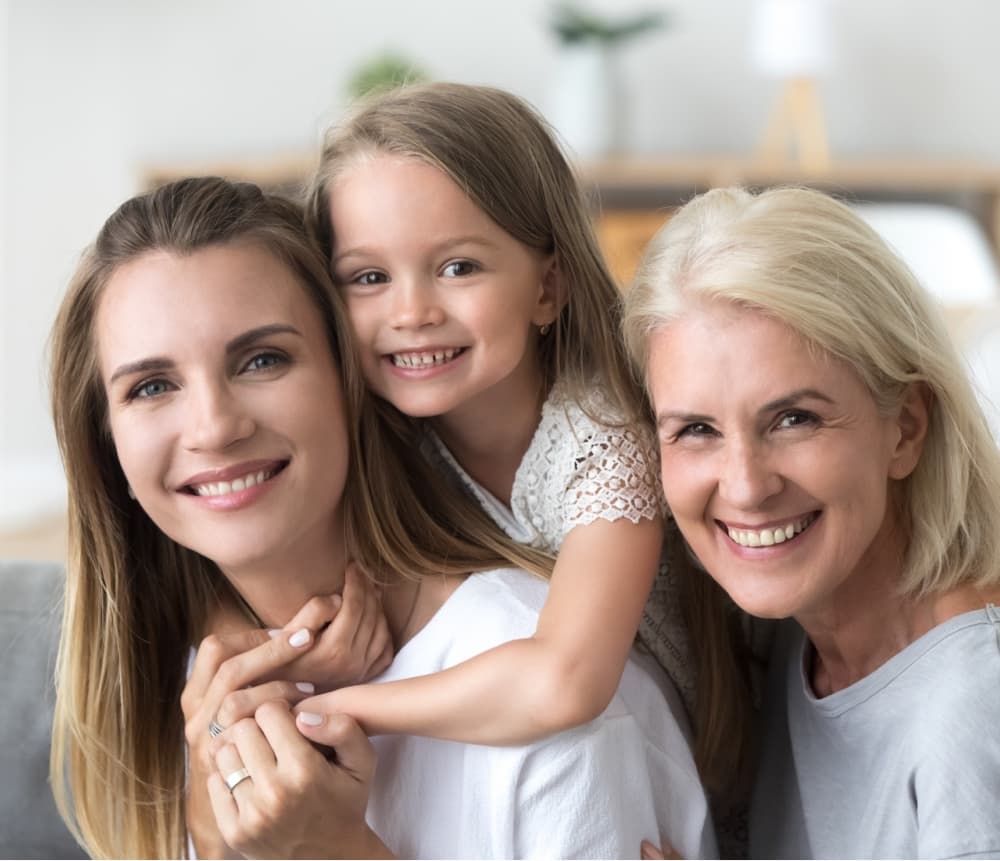 young patient smiling wearing braces
